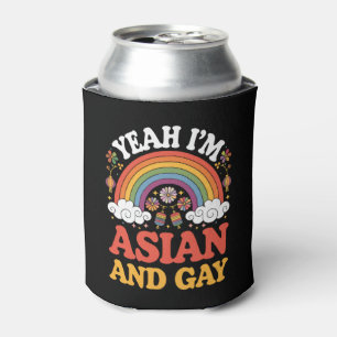 Asian and Gay Queer Asian Chinese Korean Japanese Can Cooler