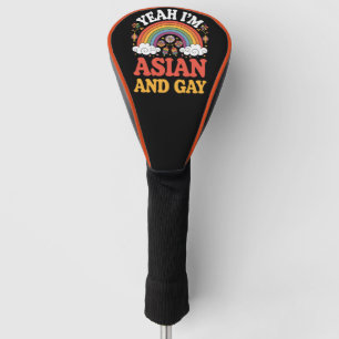 Asian and Gay Queer Asian Chinese Korean Japanese Golf Head Cover