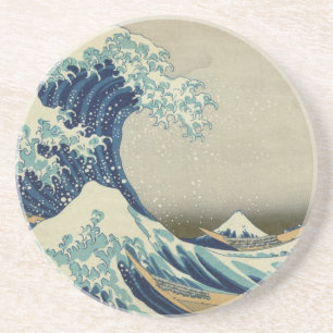 Asian Art - The Great Wave off Kanagawa Coaster
