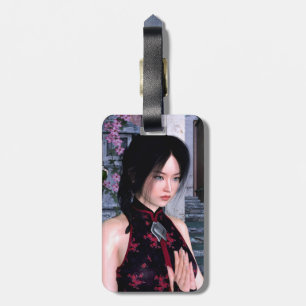 Asian Beauty Luggage Tag