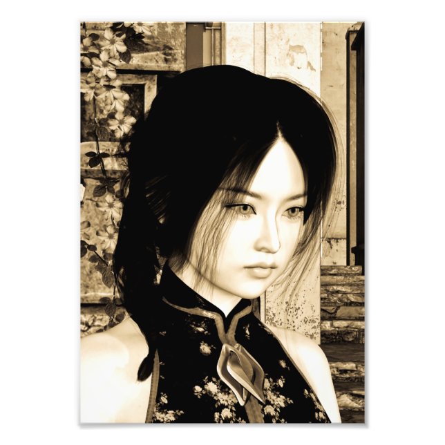 Asian Beauty Photo Print (Front)