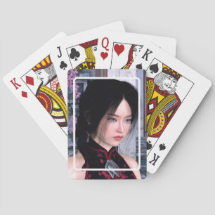 Asian Beauty Playing Cards