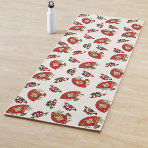 Asian Bird Deco Yoga Mat