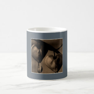 Asian Bleeding-Heart Floral Portrait Art Photgraph Coffee Mug