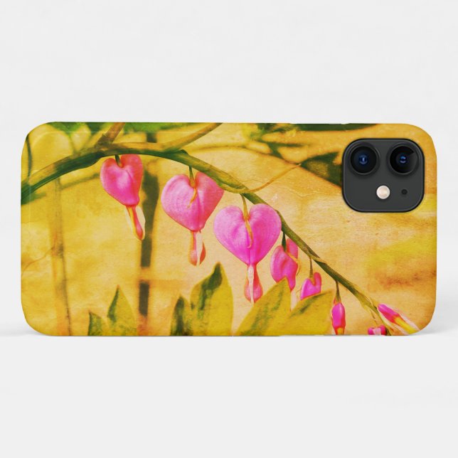 Asian Bleeding Heart Lamprocapnos Flower Case-Mate iPhone Case (Back (Horizontal))