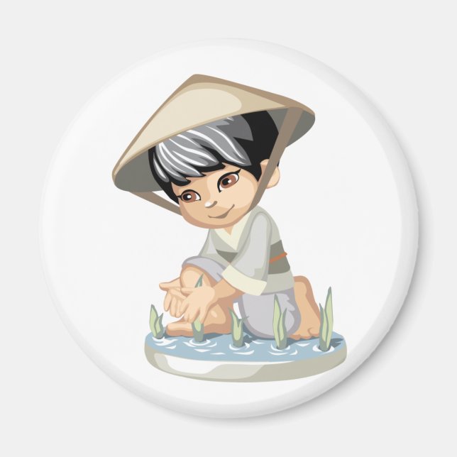 Asian Boy Magnet (Front)