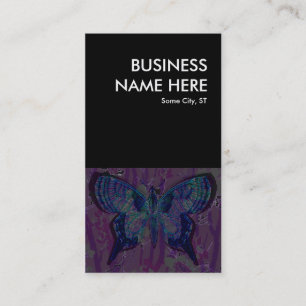 asian butterfly business card