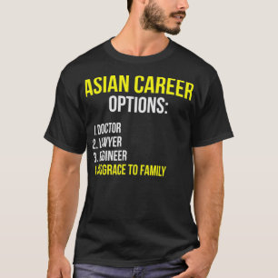 Asian Career Options Student Funny Tiger T-Shirt