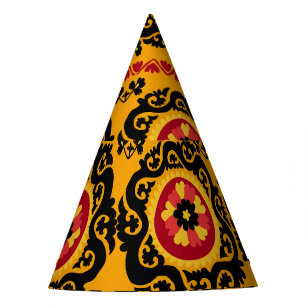 Asian Carpet Suzanne: Traditional Embroidery Party Hat