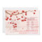 Asian cherry blossom bridal shower invitation