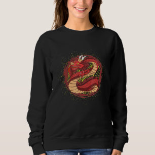 Asian Culture Chinese Animal Mythical Creature Dra Sweatshirt