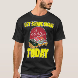 Asian diner food sushi sushiman sashimi Japan Rice T-Shirt