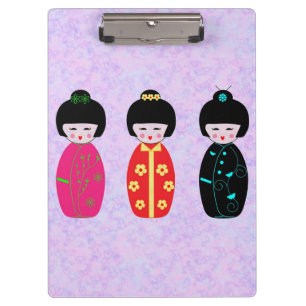 Asian Dolls Clipboard