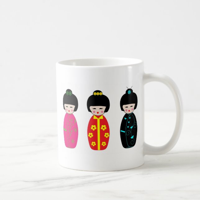 Asian Dolls Coffee Mug (Right)