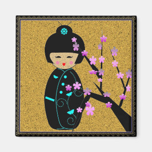 Asian Dolls Magnet