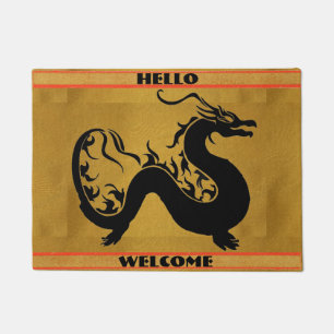 Asian Dragon Door Mat