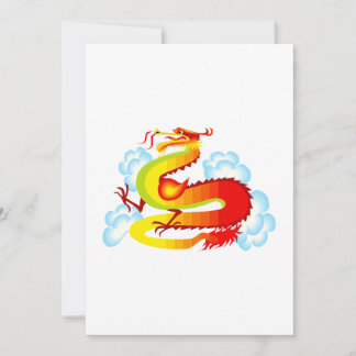 Asian Dragon in Clouds