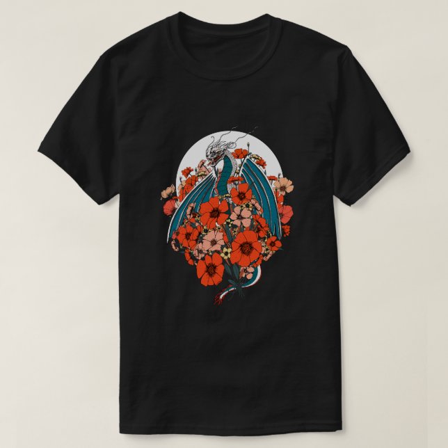 Asian Dragon Logo T-Shirt (Design Front)