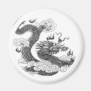 Asian Dragon Magnet