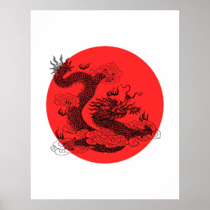 Asian Dragon Poster
