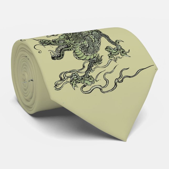 Asian Dragon Tie (Rolled)