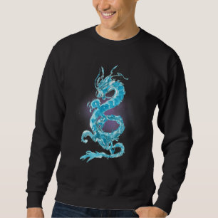 Asian Dragon Watercolor Fantasy Mythical Mystic 1 Sweatshirt