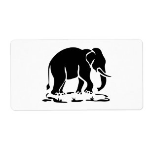 Asian Elephants Ahead Thai Elephant Trekking Sign