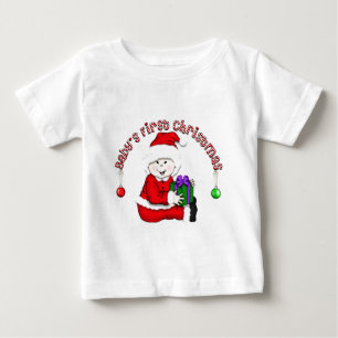 Asian Elf Baby 1st Christmas T-Shirt