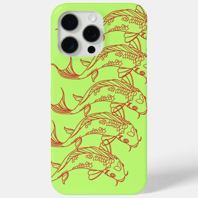 Asian fish iPhone/iPad case (Back)