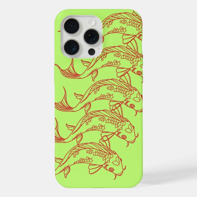 Asian fish iPhone/iPad case (Back)