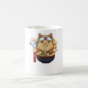 Asian Food Cat Coffee Mug