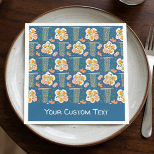 Asian Food Illustration Paper Napkins with Ramen 