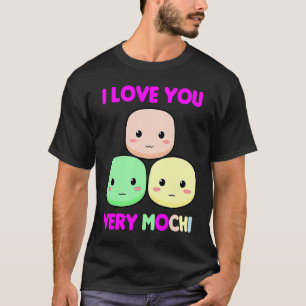 Asian Food Japanese Dish Mochi Dessert Rice Cake J T-Shirt