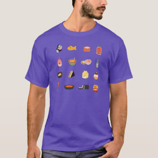 Asian Food Sticker Pack T-Shirt