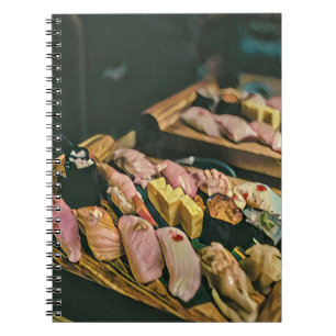 Asian food sushi lover notebook