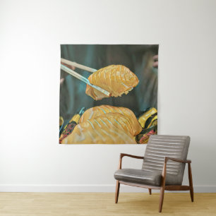 Asian food sushi lover tapestry