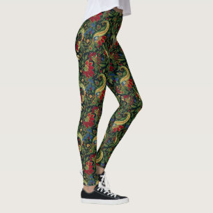 Asian Garden Dark Chinoiseries leggings - Unique