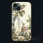 Asian Garden with Woman and Animals iPhone 13 Case<br><div class="desc">A lovely Asian style garden filled with various animals and monitored by a watchful woman. The scene conjures thoughts of the Garden of Eden,  complete with a snake slithering in the foreground. A perfect gift for the worldly,  well-travelled person in your life!</div>