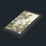 Asian Garden with Woman and Animals Tri-fold Wallet<br><div class="desc">A lovely Asian style garden filled with various animals and monitored by a watchful woman. The scene conjures thoughts of the Garden of Eden,  complete with a snake slithering in the foreground. A perfect gift for the worldly,  well-travelled person in your life!</div>