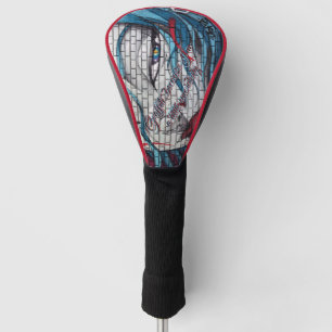 Asian Girl Graffiti Golf Head Cover