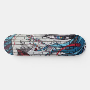 Asian Girl Graffiti Skateboard