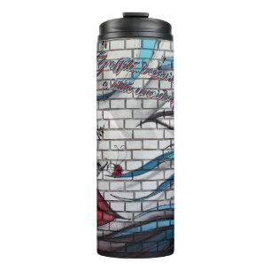 Asian Girl Graffiti Thermal Tumbler