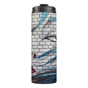 Asian Girl Graffiti Thermal Tumbler