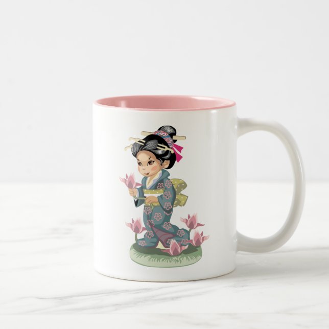 Asian Girl Mug (Right)
