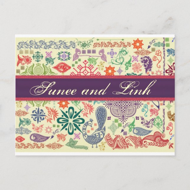 Asian inspiration postcard (Front)