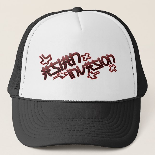 Asian Invasion Trucker Hat (Front)