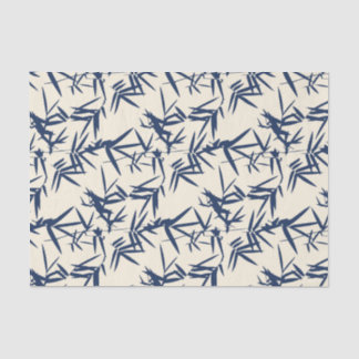 Asian Japanese Bamboo Floral Pattern Tissue Paper