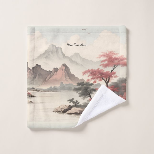 Asian Landscape Beauty Wash Cloth (Wash Cloth)
