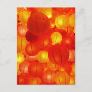 Asian Lanterns Postcard