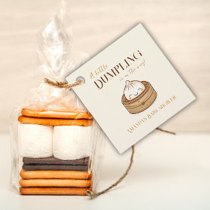 Asian Little Dumpling Kawaii Baby Shower Favour Tags